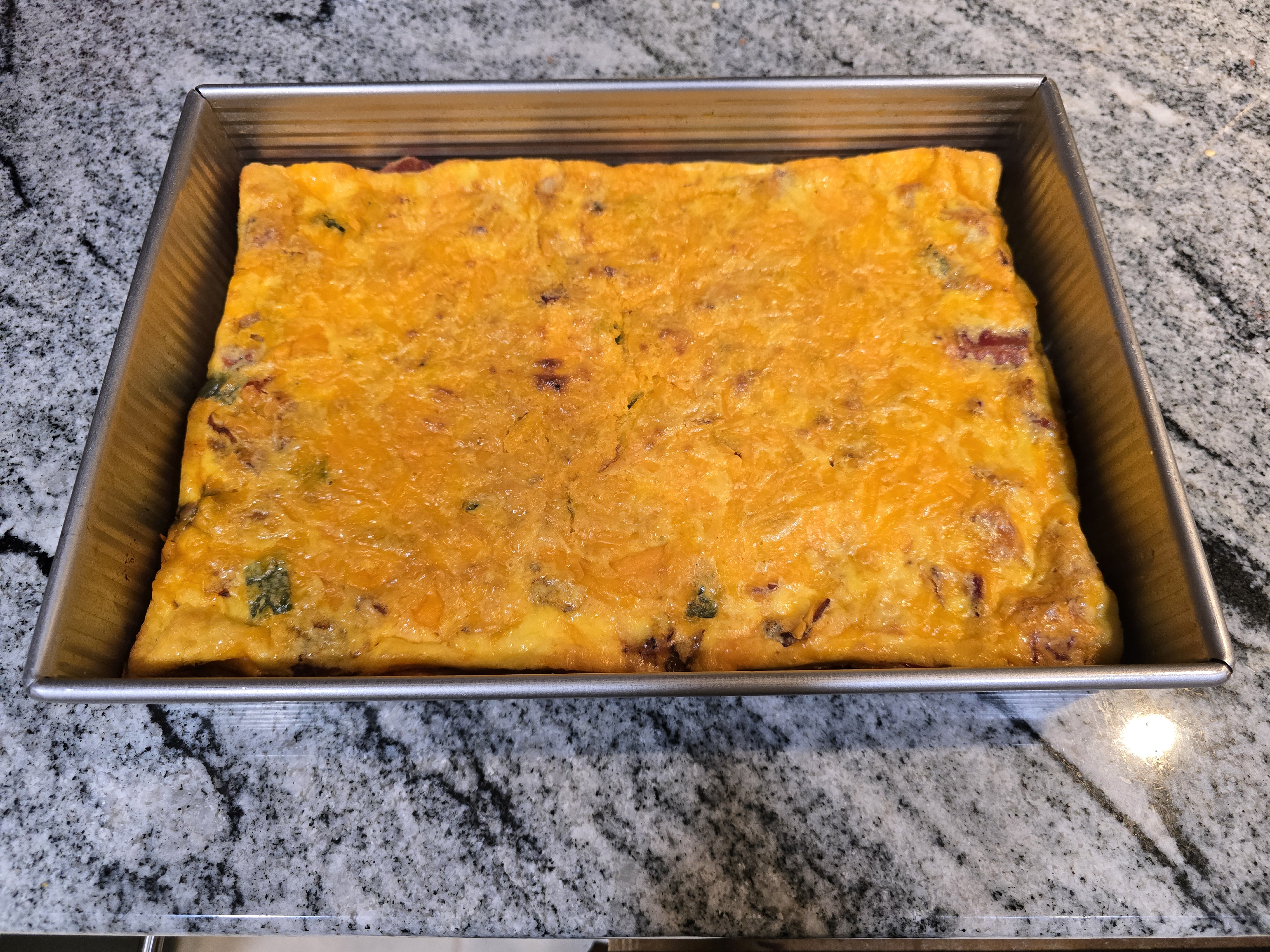 Bacon-Cheddar Egg Bake