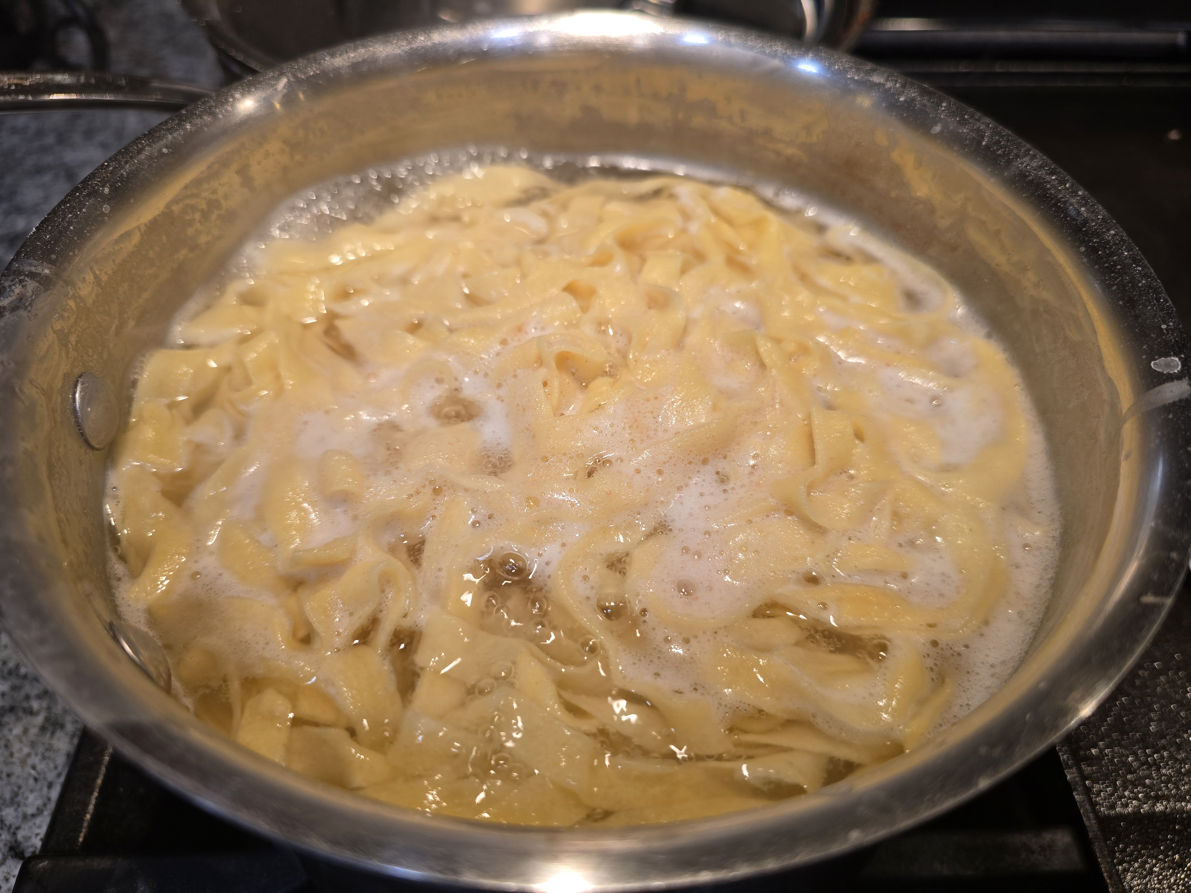 Boiling Fresh Pasta