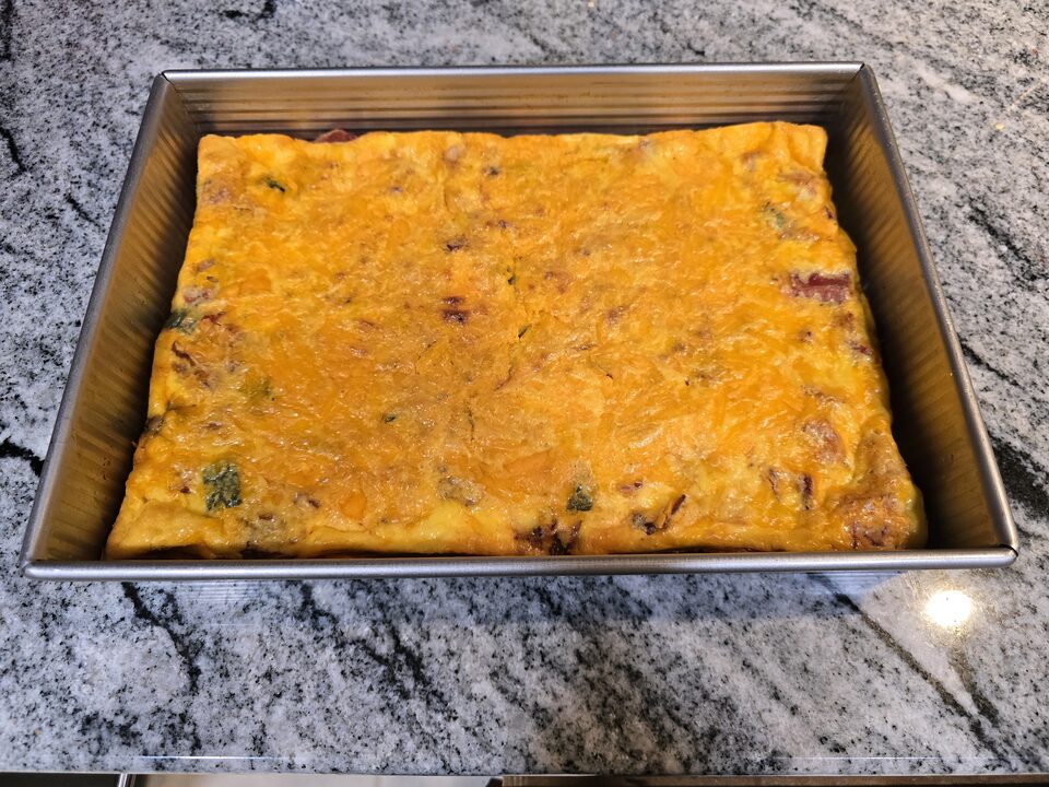 Bacon-Cheddar Egg Bake